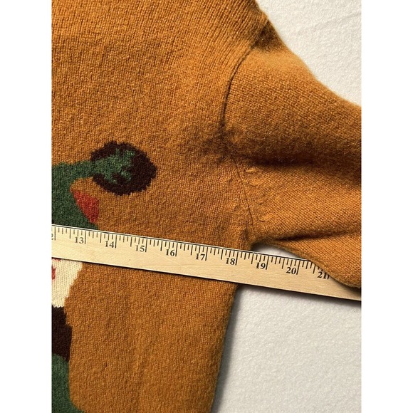 TUCKER KNITS Sweater Basketball print Mock Neck - Picture 4 of 11